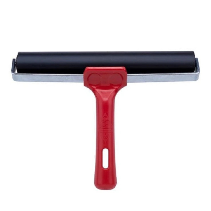 Přítlačný gumový váleček pro lepení pásek a profilů, šíře 20 cm