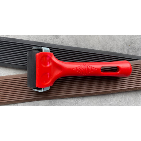 Přítlačný gumový váleček pro lepení pásek a profilů, šíře 5 cm