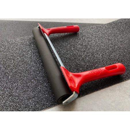 Přítlačný gumový váleček pro lepení pásek a profilů, šíře 25 cm