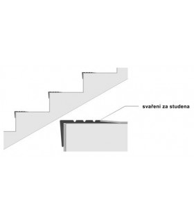 Plastová schodová hrana