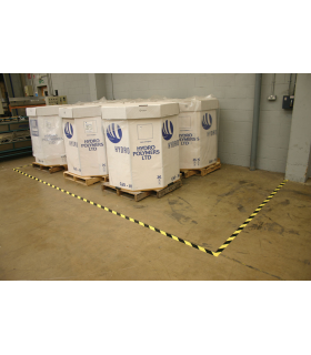 Žlutočerná vyznačovací páska 50 mm x 33 m