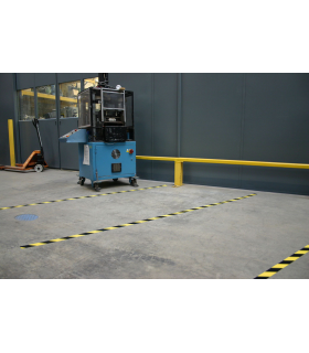 Žlutočerná vyznačovací páska 50 mm x 33 m