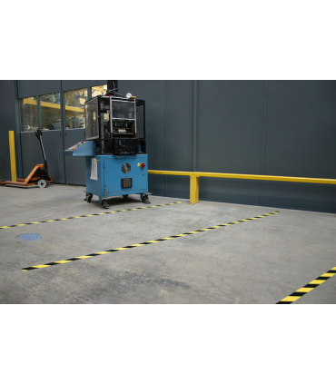 Žlutočerná vyznačovací páska 50 mm x 33 m