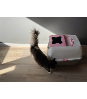 Ochranný kryt pod zvířecí toaletu 50 x 60 cm