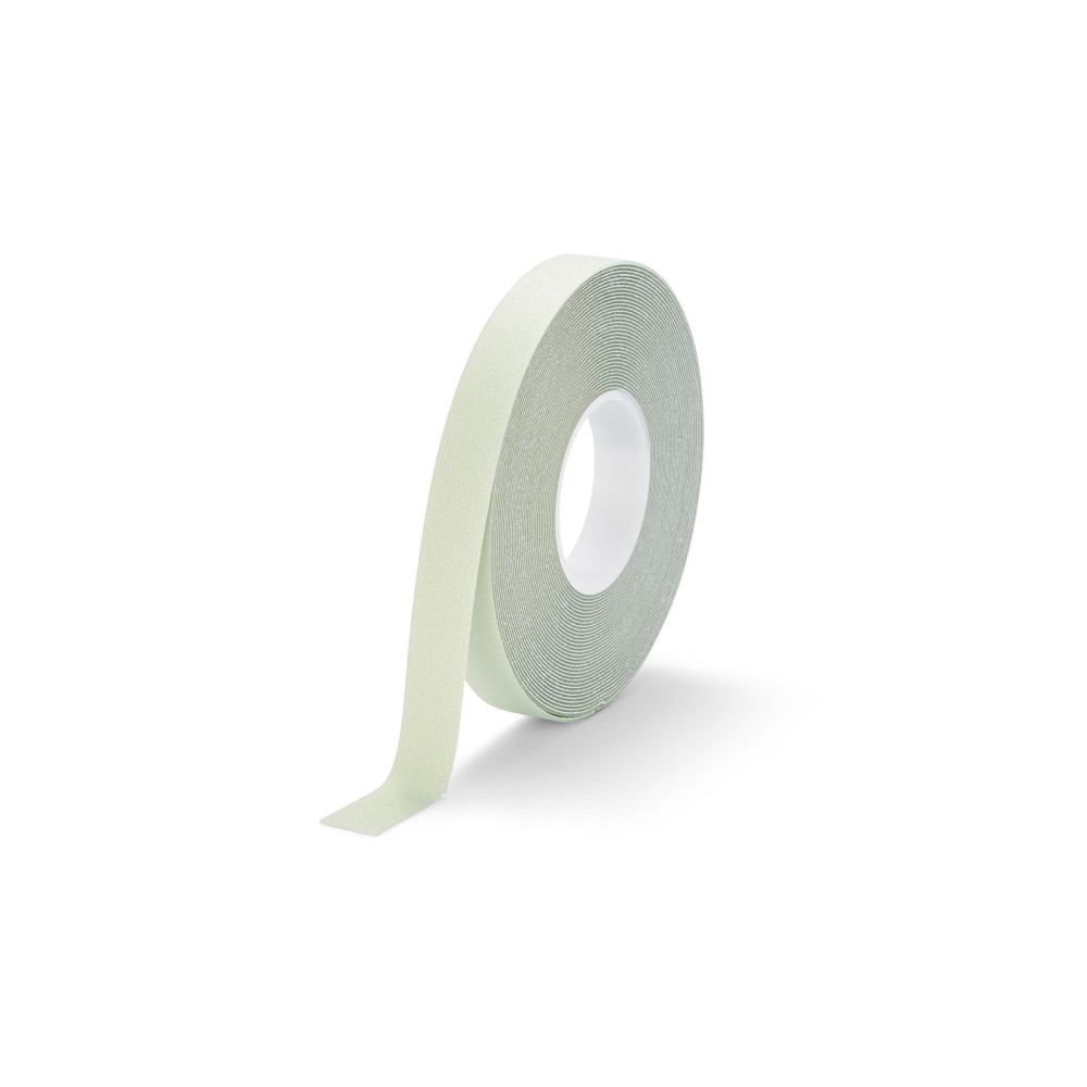 Hladká protiskluzová fotoluminiscenční páska SUPER 25 mm x 15 m