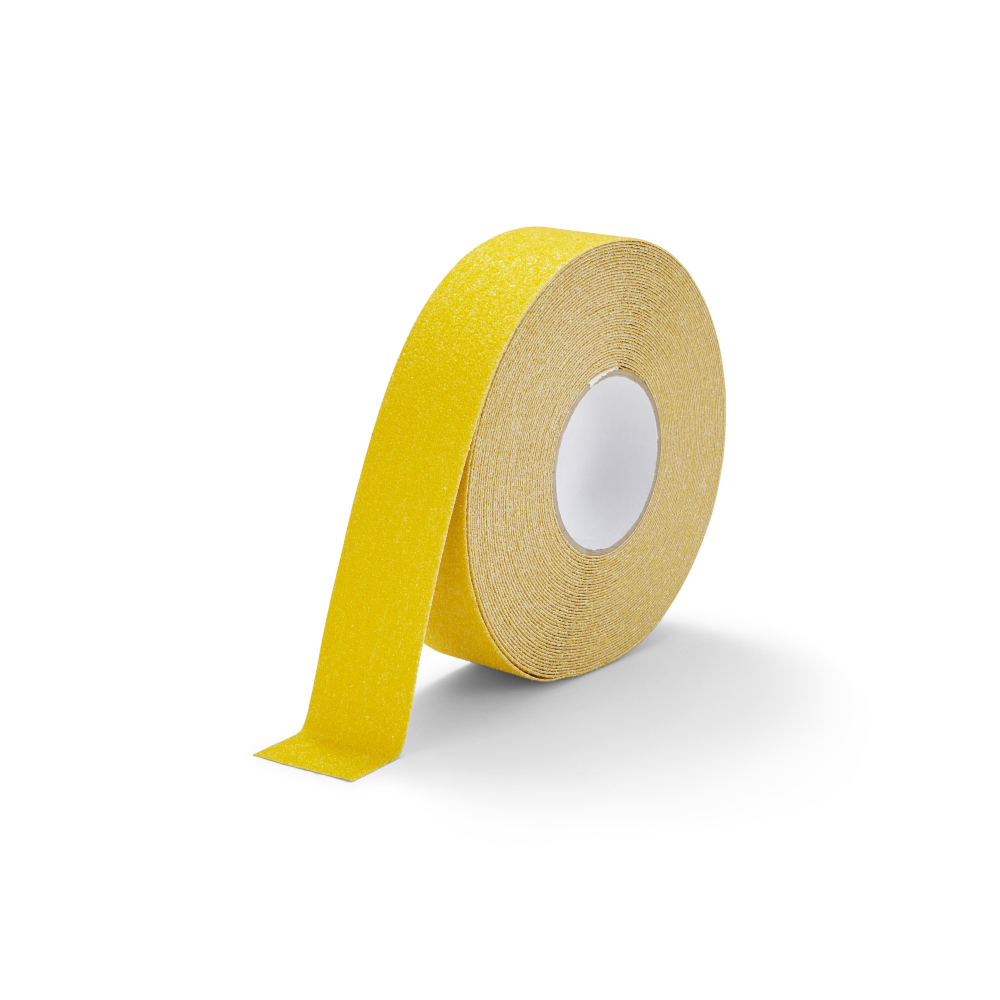 Žlutá protiskluzová páska 50 mm x 18,3 m - hrubozrnná