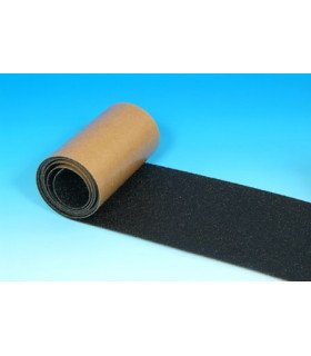 Protiskluzová páska 250 mm x 18,3 m - jemnozrnná, černá