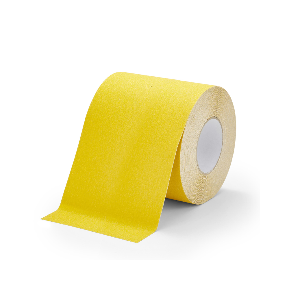 Žlutá protiskluzová páska 150 mm x 18,3 m - hrubozrnná