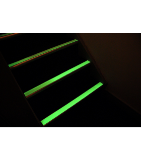 Hladká protiskluzová fotoluminiscenční páska PREMIUM 50 mm x 15 m