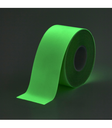 Hladká protiskluzová fotoluminiscenční páska PREMIUM 100 mm x 15 m