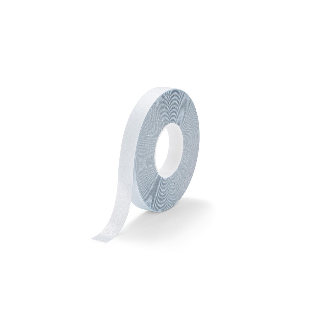 Odolná hrubá protiskluzová páska šíře 25 mm, transparentní - metráž