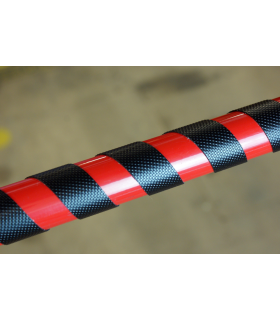 Pogumovaná páska s protiskluzovými výstupky 50 mm - metráž, černá