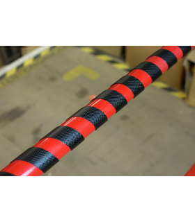 Pogumovaná páska s protiskluzovými výstupky 50 mm - metráž, černá