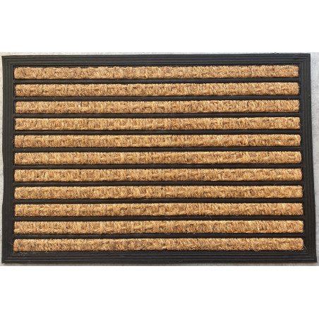 Kokosová čistící vstupní rohož Streifen - 60 x 40 x 0,6 cm
