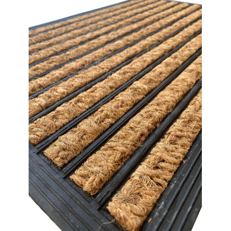 Kokosová čistící vstupní rohož Streifen - 60 x 40 x 0,6 cm