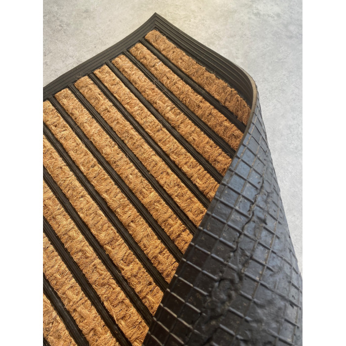 Kokosová čistící vstupní rohož Streifen - 60 x 40 x 0,6 cm