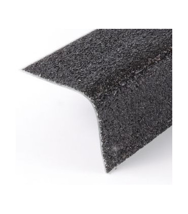 Sklolaminátová schodová hrana 800 x 55 x 55 mm, žlutočerná