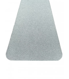 Odolné hrubé obdélníkové pásky 150 mm x 610 mm - transparentní