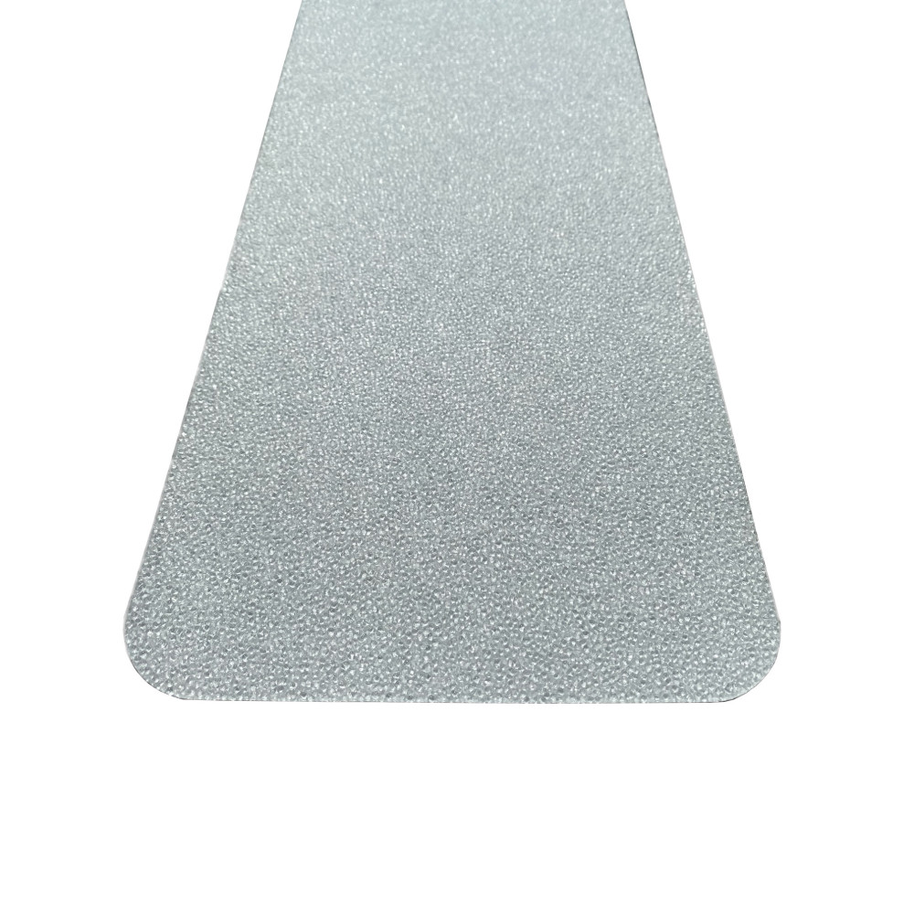 Odolné hrubé obdélníkové pásky 150 mm x 610 mm - transparentní