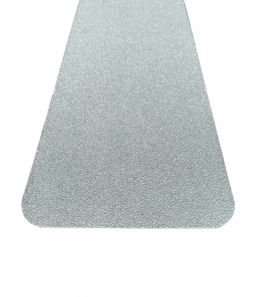 Odolné hrubé obdélníkové pásky 150 mm x 610 mm - transparentní