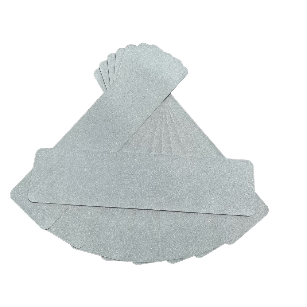 Obdélníkové PVC pásky nejen do mokra 150 mm x 610 mm - transparentní