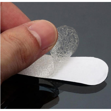 Pásky ProtiskluzuAqua 20 mm x 600 mm hladké - transparentní (5 ks)