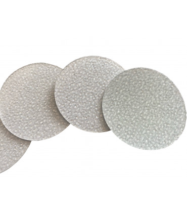 Transparentní odolná hrubá protiskluzová páska Ø 50 mm, kruh