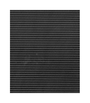 Gumová průmyslová podlahovina s vroubky šíře 100 cm - metráž