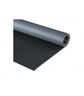 Gumová průmyslová podlahovina s vroubky šíře 100 cm - metráž