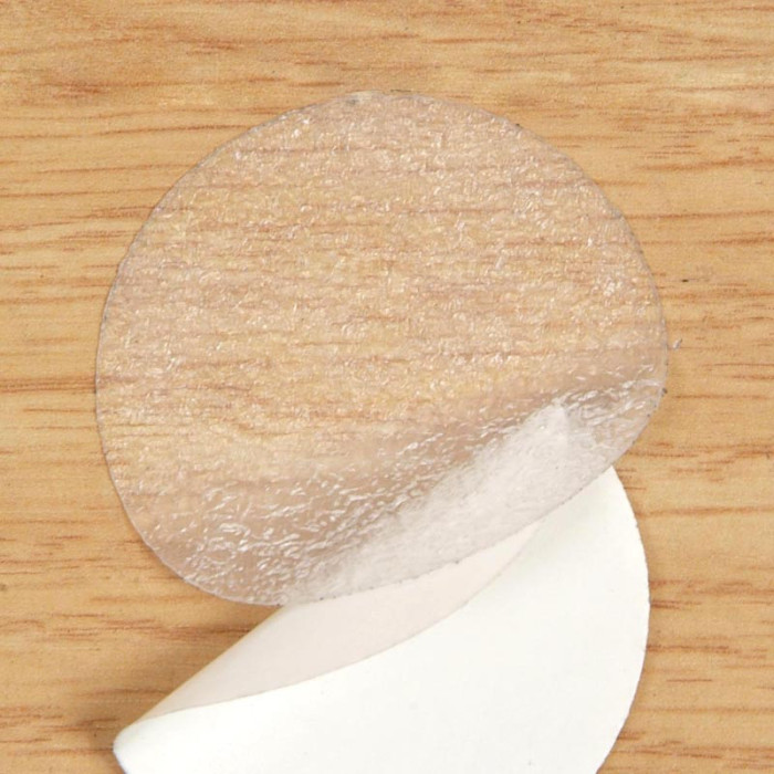 Transparentní odolná hrubá protiskluzová páska Ø 50 mm, kruh