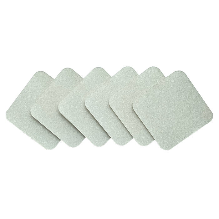 Transparentní odolné hrubé protiskluzové čtverce 140 mm x 140 mm