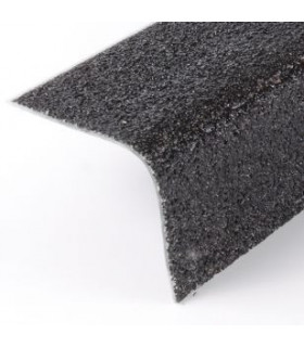 Sklolaminátová schodová hrana 800 x 55 x 55 mm, žlutočerná