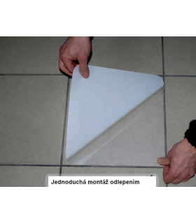 Hladké protiskluzové fólie na dlaždice