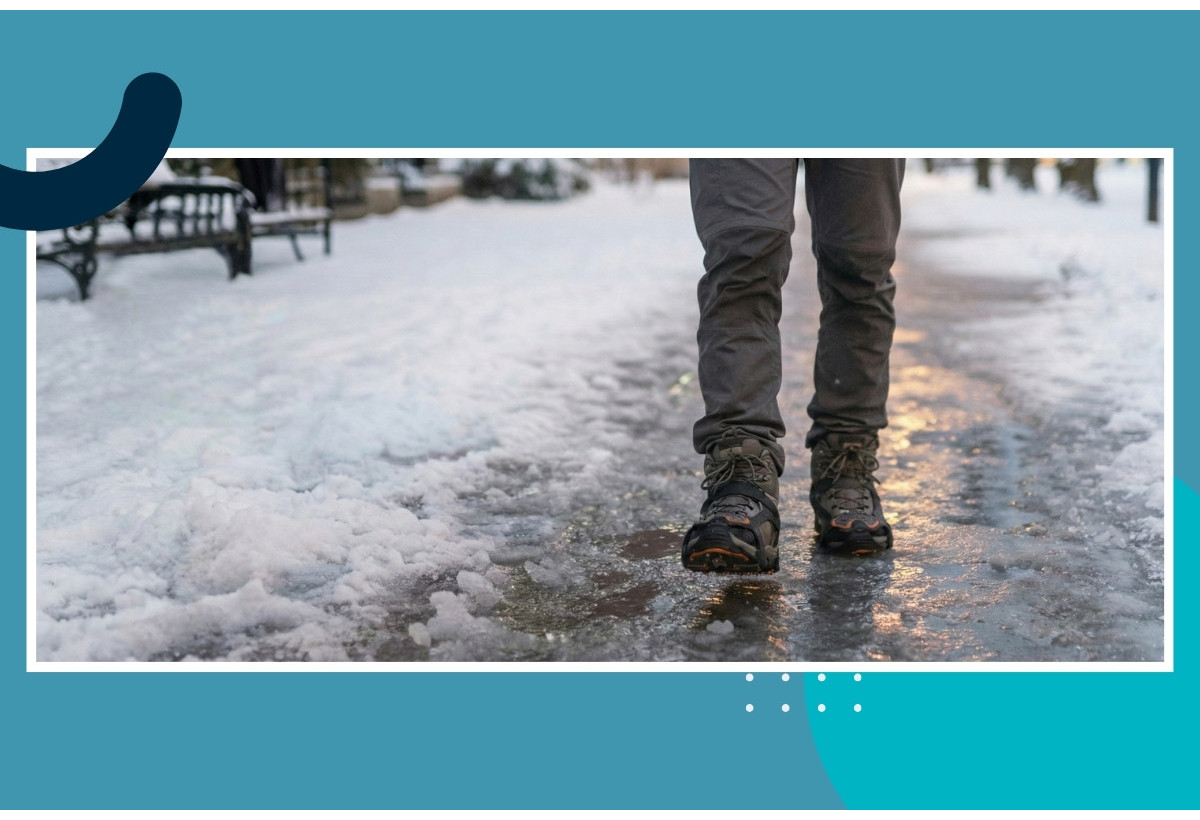 Nesmeky do města: Jednoduchý způsob, jak se bezpečně pohybovat po náledí